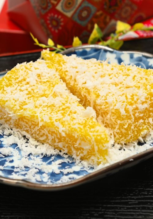 Steamed Tapioca Kueh-Yellow
